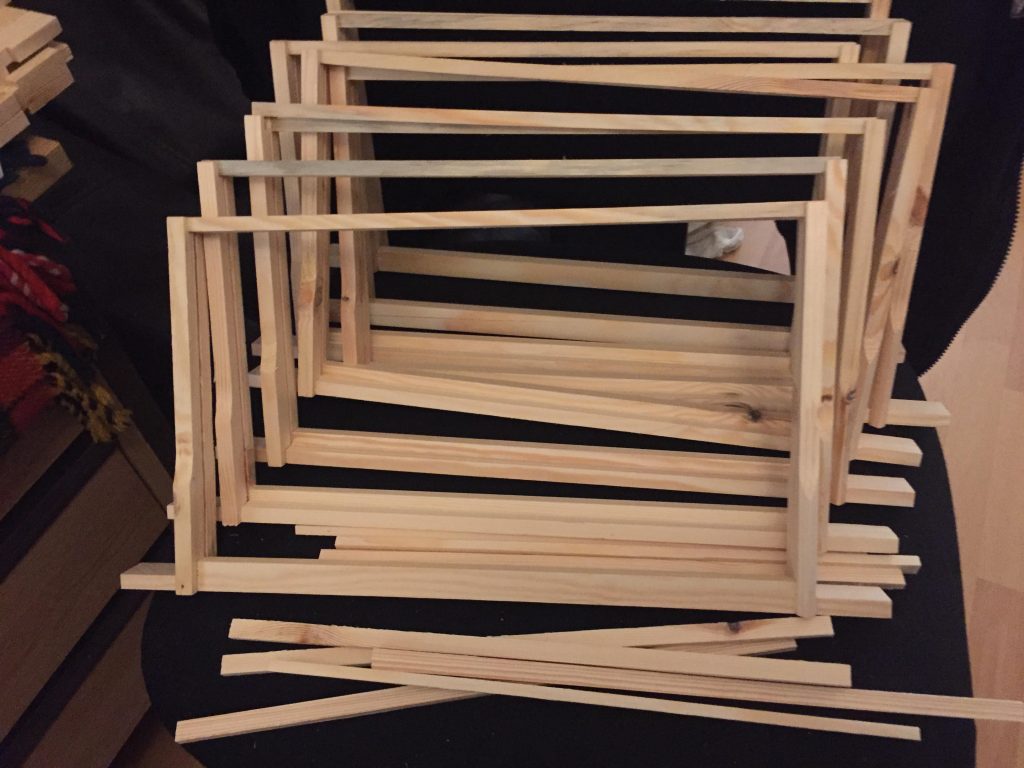 image showing DIY frame construction